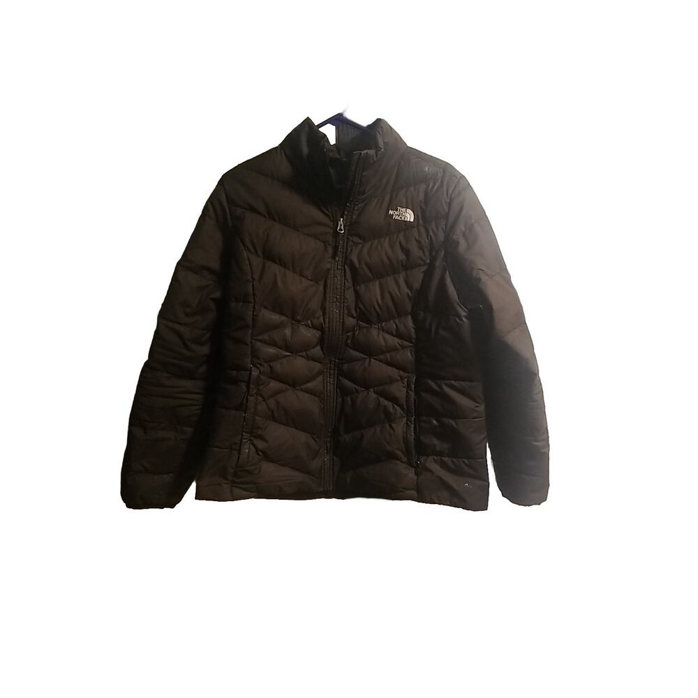 Vintage THE NORTH FACE Black Goose Down Puffer Jacket Women's L Outdoor life